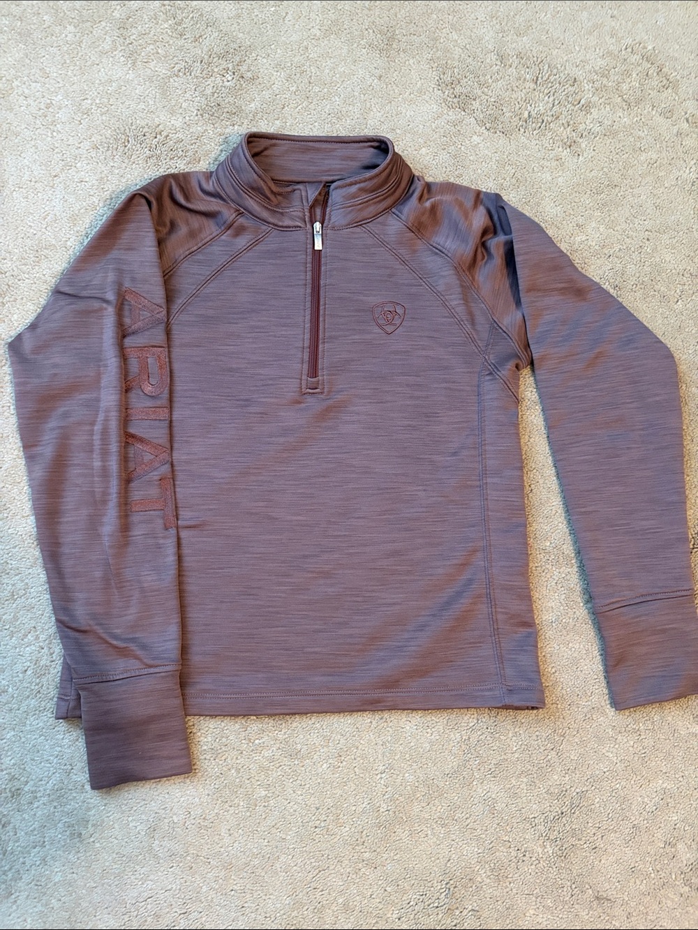 Ariat TEK Youth Half-Zip Sweatshirt in Twilight Maive